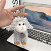 Soft Lamb Plush Keychain Fluffy Sheep Stuffed Charm Mini Adorable Handbag Decor Perfect for Schoolbag Pendant Gifts