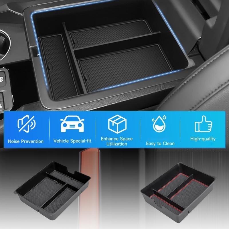 Perfect Easy Installation No Tools ABS Storage Box for 2023 2026 Vehicle Center Consoles to Keep Items Organized