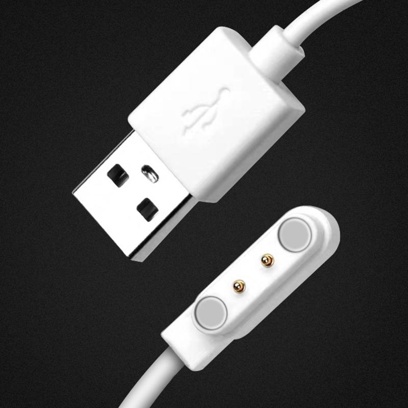 Cavo di Ricarica Rapida USB Porta Dati Adattatore Caricabatterie Dock Staffa Magnetica Supporto per 2 Pin per Smartwatch