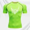 Herren Sommer Sportbekleidung Laufen und Radfahren Enges Kompressions-T-Shirt Hohe Elastizität Outdoor-Sport Komfortables Kurzarm-Top zum Joggen