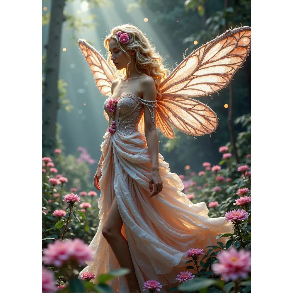 Beautiful Guardian Angel Poster Vintage Timeless Angelic Spiritual Prints Canvas Painting Girly Wall Art Picture Home Room Decor