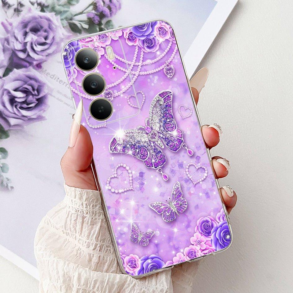 Für Realme C75 Hülle 2024 Niedlicher Löwe Marmor Panda Weiches Silikon Klares TPU Handy Rückseite Schutzhülle Für Realme C75 4G C 75 Coque