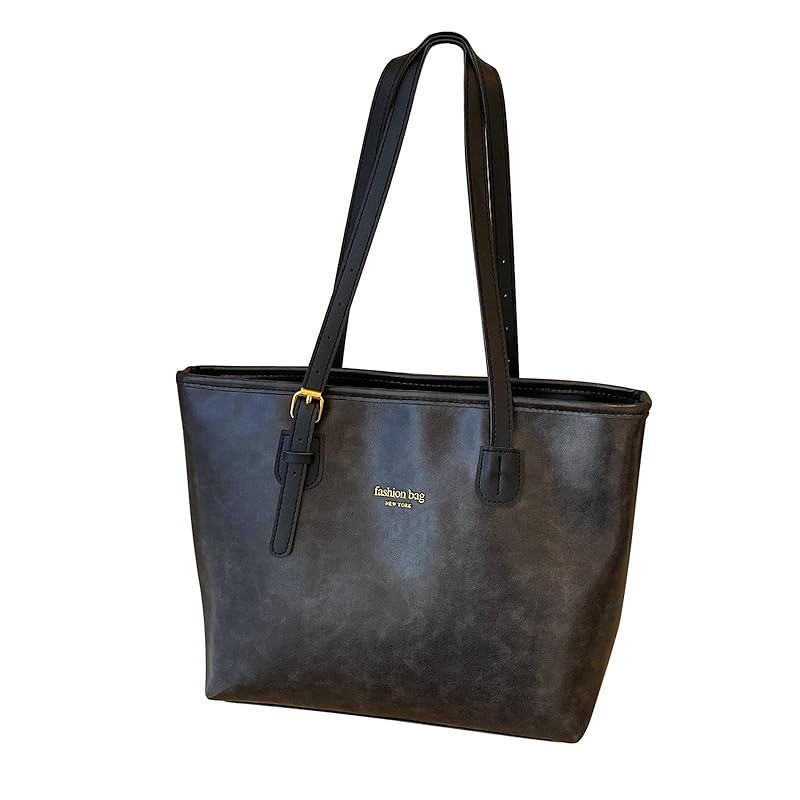 

[maytopia] tote bag bag shoulder bag bag business bag ladies a4 lightweight Larger large capacity waterproof commute leather Synthetic leather With