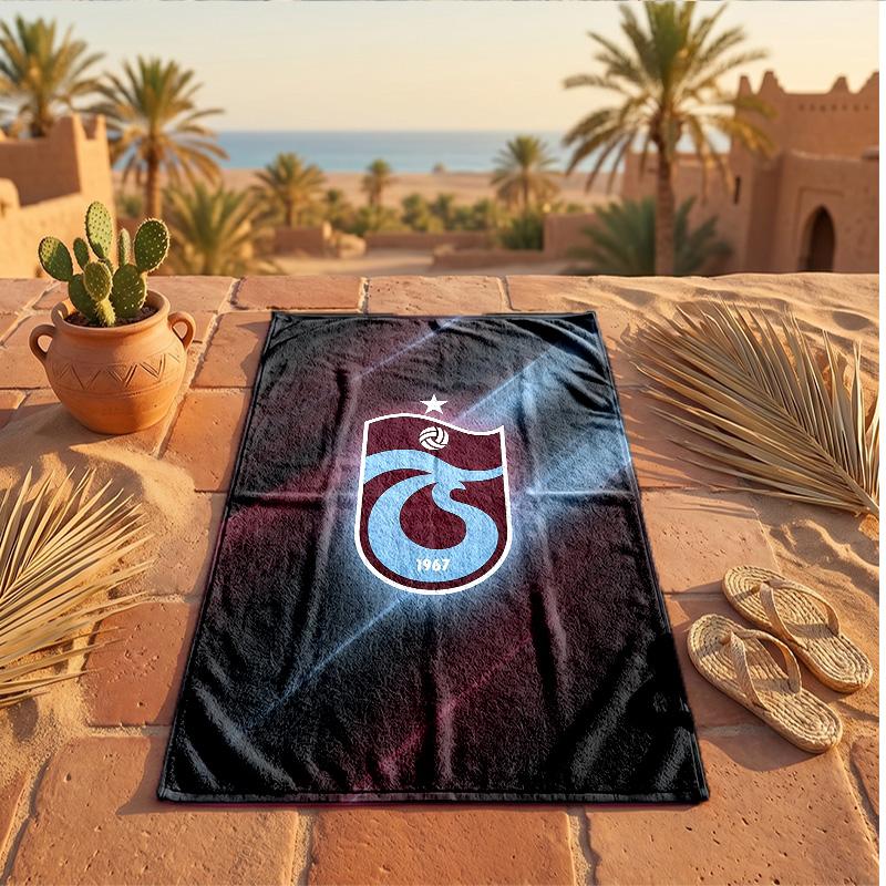Trabzonspor FC Print Mikrofaser Strandtuch Schnelltrocknend Saugfähig Großes Handtuch für Strand Schwimmen Reisen