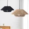Barrel Vintage Lampshade Paper Weaving Simulated Rattan Lamp Shade New Light Cover  Hotel