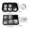 2 Pack Silicone Ice Ball Maker Mold with Leak-Proof Lid Whiskey Sphere Ice Cube Trays for Bourbon Cocktails Easy Release