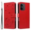 For Xiaomi Redmi 15C 4G (171mm) Leather Wallet Case Cat Bee Pattern Phone Cover Stand
