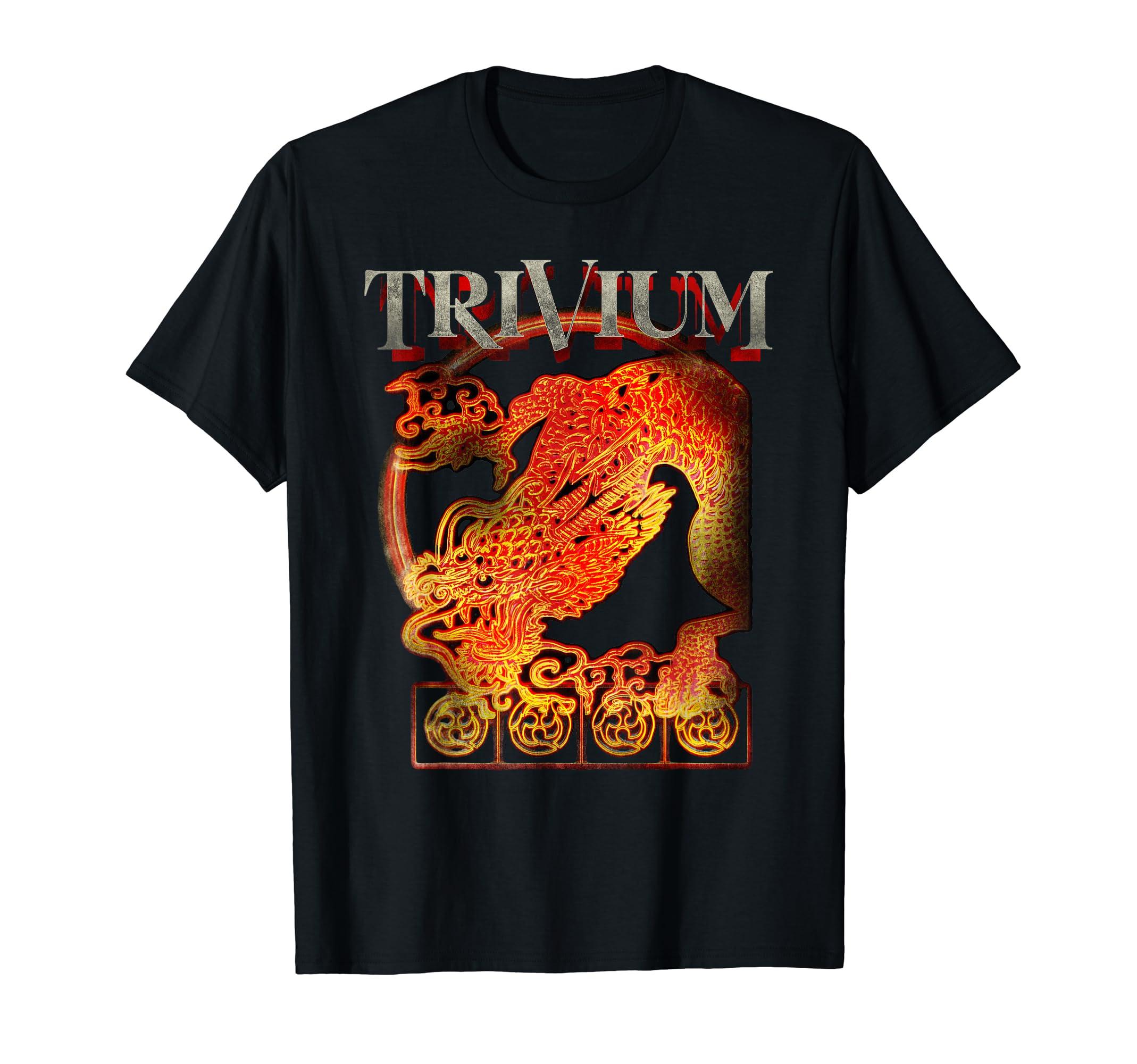 

Trivium Spray Stencil Dragon T-shirt