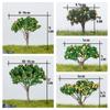 Multi-size Miniature Fruit Trees Sand Table Layout Lifelike Simulation Tree Figurine Fairy Garden Micro Landscape Scene Model