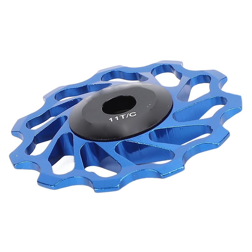 Bike Ceramic Bearing Pulley Wheel Aluminum Alloy Smoothly Rotation 11T Ceramic Bearing Wheel Pulley