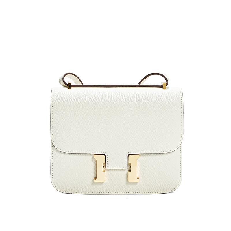 

Palm pattern cowhide underarm small square bag, leather versatile shoulder messenger bag