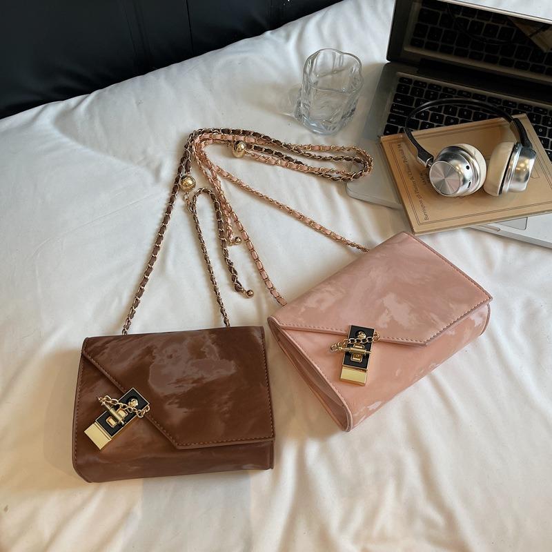 Premium bag women's new fashion trendy chain small square bag simple shoulder bag niche design messenger bag