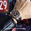 CURREN Men's Quartz Watch Fashion Date Display Luminous Waterproof Silicone Strap Sports Wristwatch