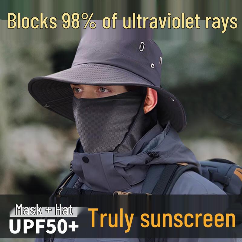 Ousen Men's Outdoor UV Protection Sun Hat