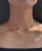 Marta 925 Silver. Egg Chain Necklace