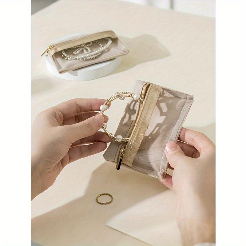 Portable Jewelry Box, Earrings, Earrings, Necklace, Jewelry Bag, Storage Bag, Ring Bracelet, Travel Jewelry Storage Bag