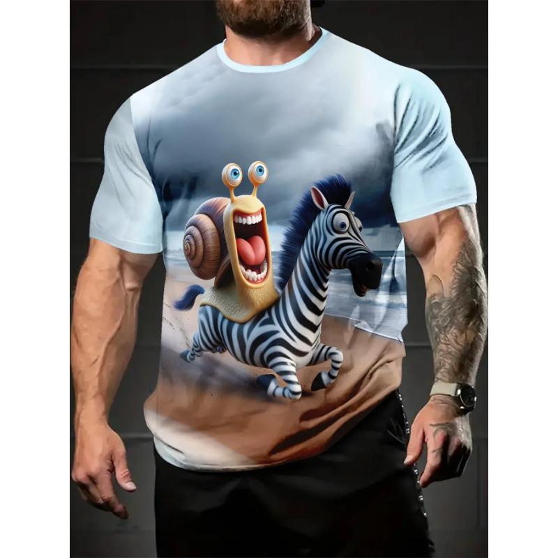 Fashion Funny Animal Graphic Man T Shirt Cats 3D Print Oversize Short Sleeve T-Shirt O-Neck Casual Men Women T-Shirt Clothing