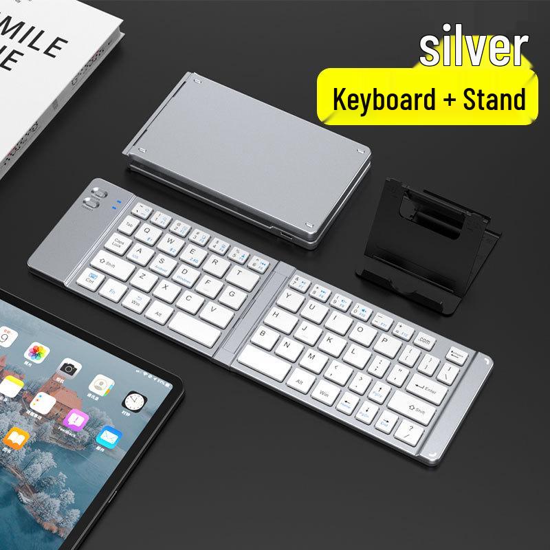 

Foldable Bluetooth Keyboard for iPad, Tablet, and Phone - Compact and Portable for Business and Travel