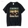 Haters Gonna Hate Statler And Waldorf Vintage T Shirt EP80958 Long or Short Sleeves Vintage Washed Breathable Soft Comfortable
