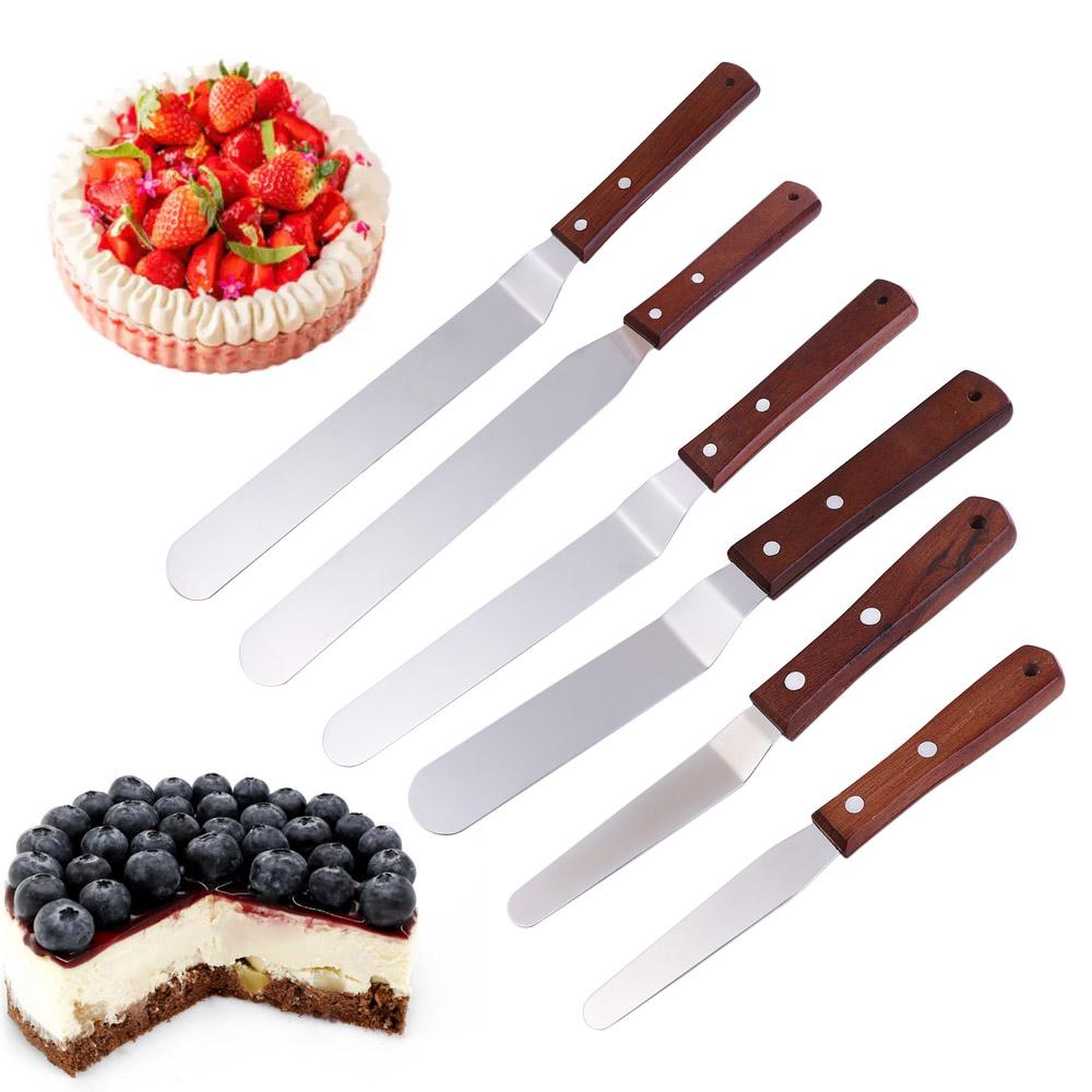 Kitchen Home Frosting Cake Tool Baking Bakeware Cake Scraper Icing Spatula Butter Cutter Spatulas