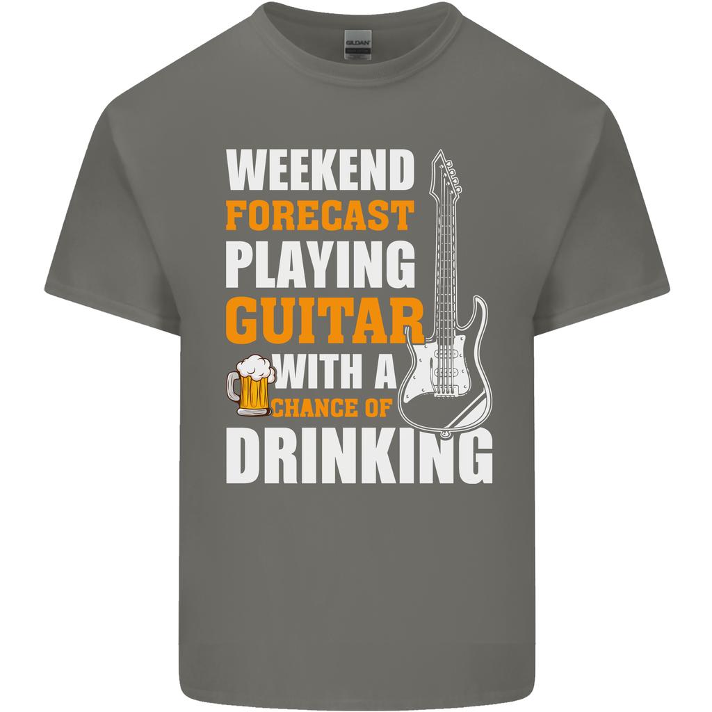 Guitar Forecast Funny Beer Alcohol Unisexs Light Cotton TShirt