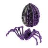 Classroom Prizes for Kids 3D Printed Articulated Skeleton Spider with Hollow Egg, Movable Joint Halloween Party Favors Figurine, Creepy Decor