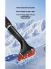 Retractable Multifunctional Car Snow Shovel - Snow Removal & Defrosting Tool, Extended Scraper, Protects Car Paint