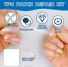 TPU Repair Patch Kit, Strong Adhesion Clear Fix Tape Patches for Inflatable Swimming Rings Pool Floats Air Mattress Beds
