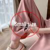 Women's 145cm Pink Ice Silk Wide-Leg High-Waist Pants - Petite, Summer, Thin, Straight Leg.