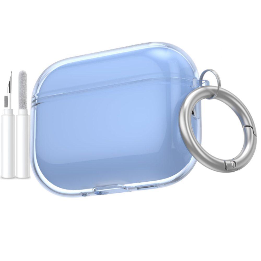 For AirPods Pro 3rd Generation Case 2025 Soft TPU with Ring Keychain &Cleaner Kit Accessories Protecitve Cover For AirPods Pro 3