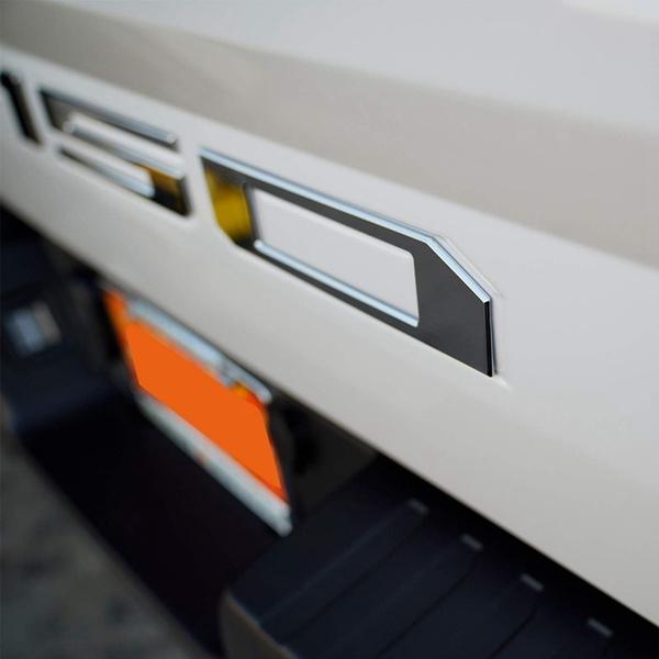 Adhesive F150 Tailgate Insert Overlay Letters, 3D F150 Emblem, Rear Tailgate Decal Letters for F150 2018 2019 (Chrome)