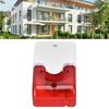 2PCS DC12V Flashing Light Horn Red Alarm Strobe Durable Strobe Siren