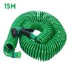 Tubo a Molla Retrattile Magico Flessibile da 7,5M/15M/30M per Pulizia Auto, Tubo Flessibile in Plastica per Irrigazione Piante con Pistole a Spruzzo, ABS+EVA Tubo da Giardino
