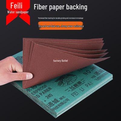 Philips 2000 Grit Wear-Resistant Sandpaper for Wet Sanding Walls, Wood, Metal