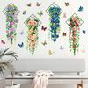 Romantic Covenant Art Flower Wall Sticker Self Adhesive for Bedroom Living Room Sofa Background Wall Decoration