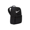Nike Heritage Swoosh Print Large Capacity Student Zipper Fabric Backpack Unisex Backpacks Black DC7344-010