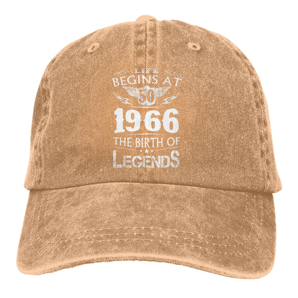 Life Begins At The Birth Of Legends Baseball Cap Unisex Years Old Born in Caps colors Women Summer Snapback Caps
