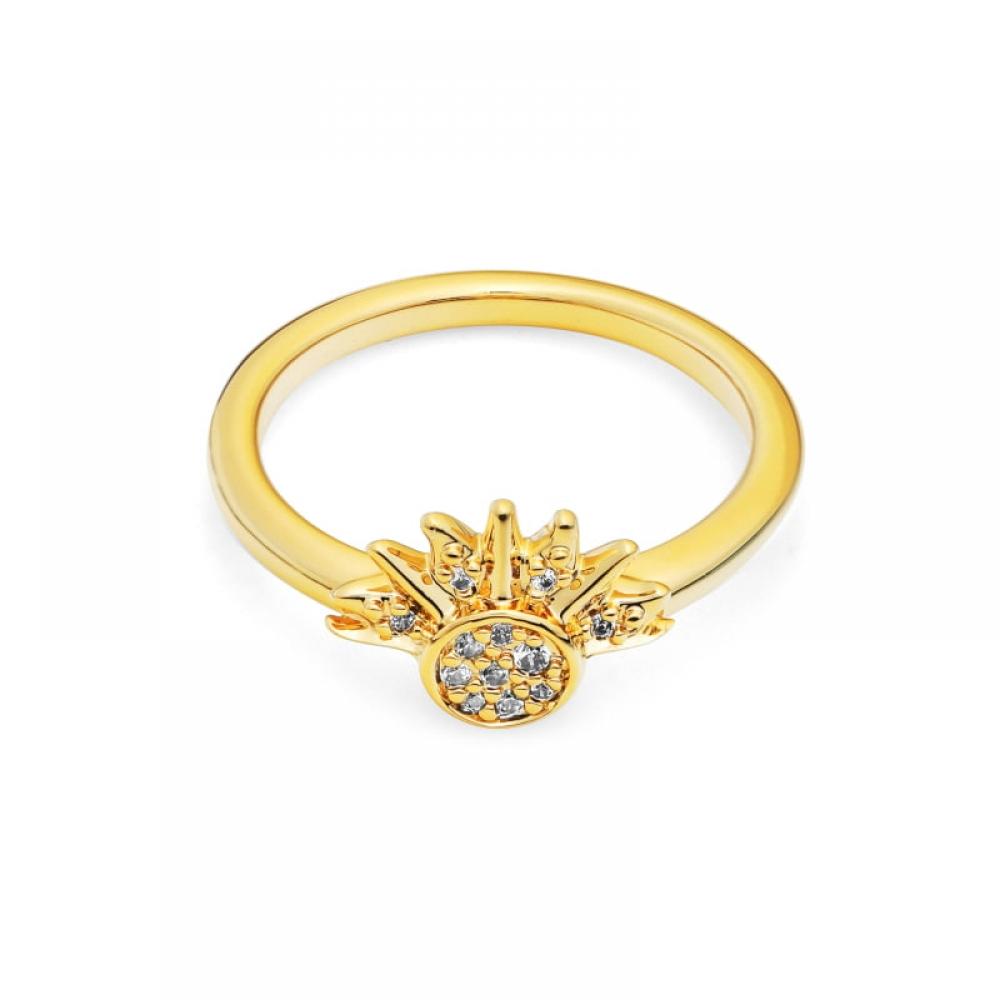 Pandora 162674c01 Moment Celestial Blue Sparkling Sun Ring