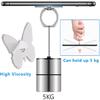 Cell Phone Ring Holder, Butterfly Phone Ring Grip Stand 360°Rotation Finger Ring Kickstand Compatible with iPhone,All Android Smartphone (Blue)