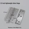 Flat Crown Hinges in Gold, Silver, Antique Bronze - Available in 1.5, 2, 3, & 4-inch Sizes