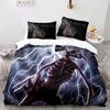 Povlečení na hlavu Siréna Single Twin Full Queen King Size Siréna Head Bed Set Sady přikrývek pro děti do ložnice pro děti 3D tisk 001