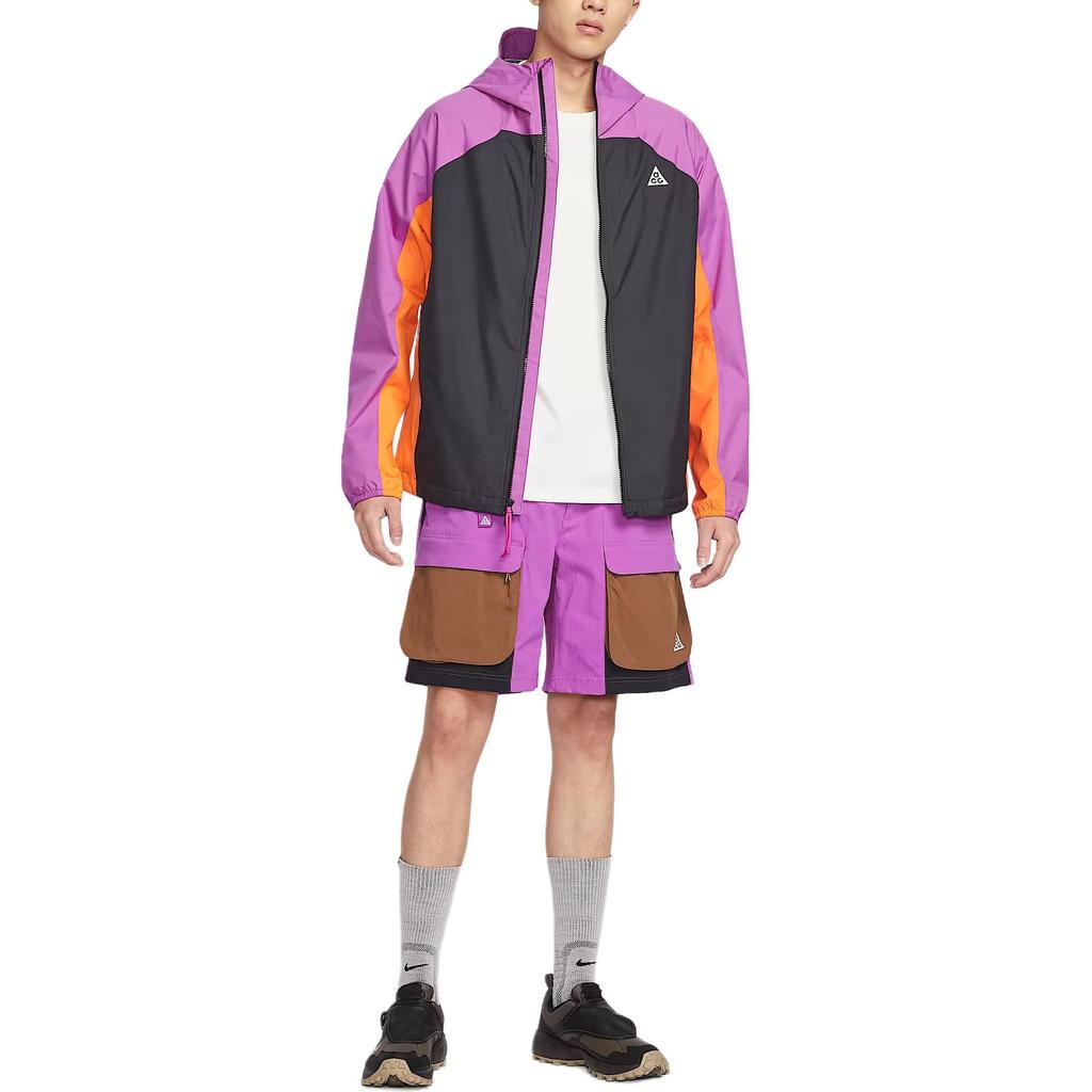 Nike ACG Phantazma Storm-FIT ADV 2.5L Hooded Zipper Hard Shell Hiking Waterproof Windproof Lightweight Rain Jacket Men Jackets IF1144-551