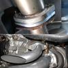 Stainless Steel 38mm Dual-Hole Exhaust Flange Gasket for Turbine Base