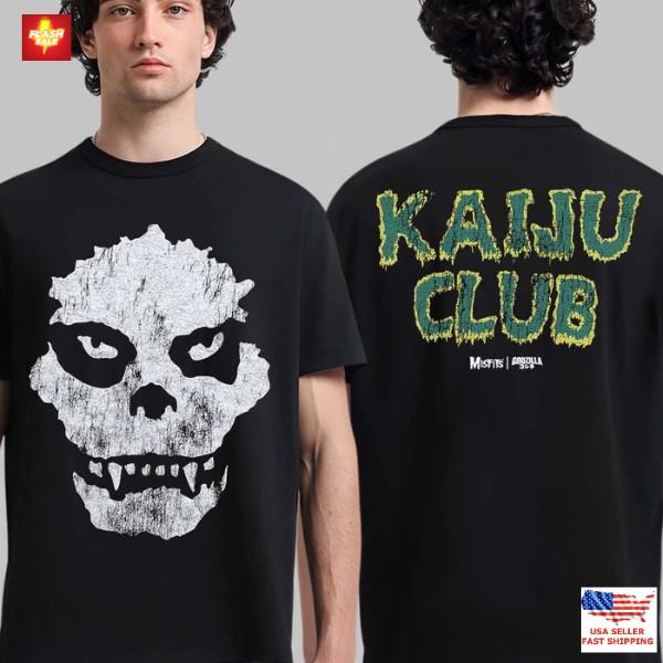 Misfits X Godzilla Kaiju Club Fiend Skull T-Shirt XXXXL