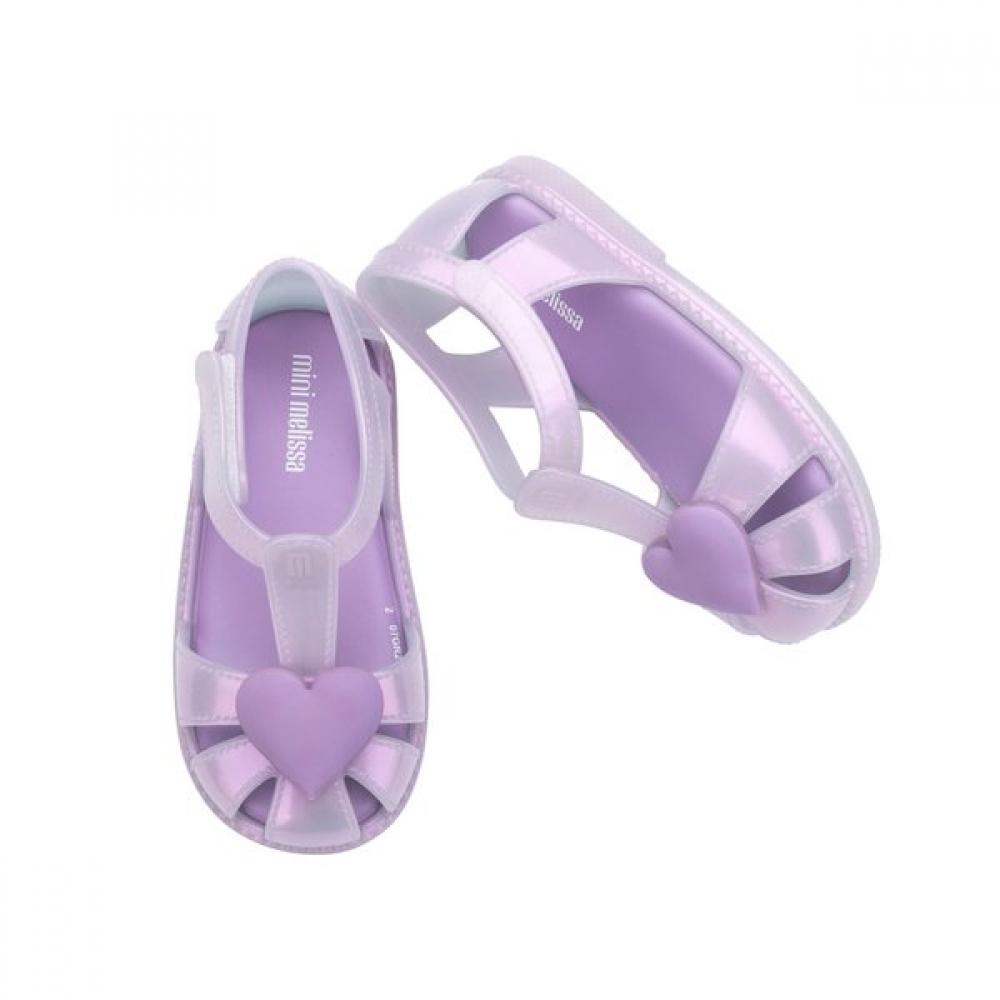 Mini Melissa Soft Scented Jelly Sandals Hip Heart Ballerina Baby Mskcg2tshb11