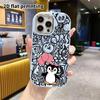 Phone Case: 2D Flat Design Suitable for iPhone 18, 17, 16, 15, 14, 13 Pro Protective Case, Couple Style, Penguin, Christmas and Halloween Gifts