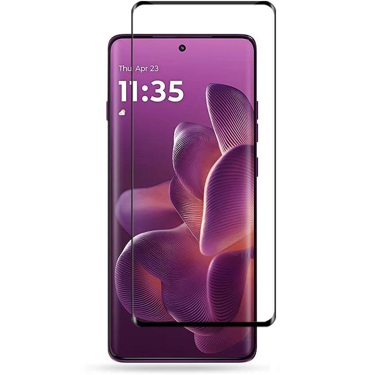 3D Tempered Glass for Motorola Edge 60 Pro, Black Frame
