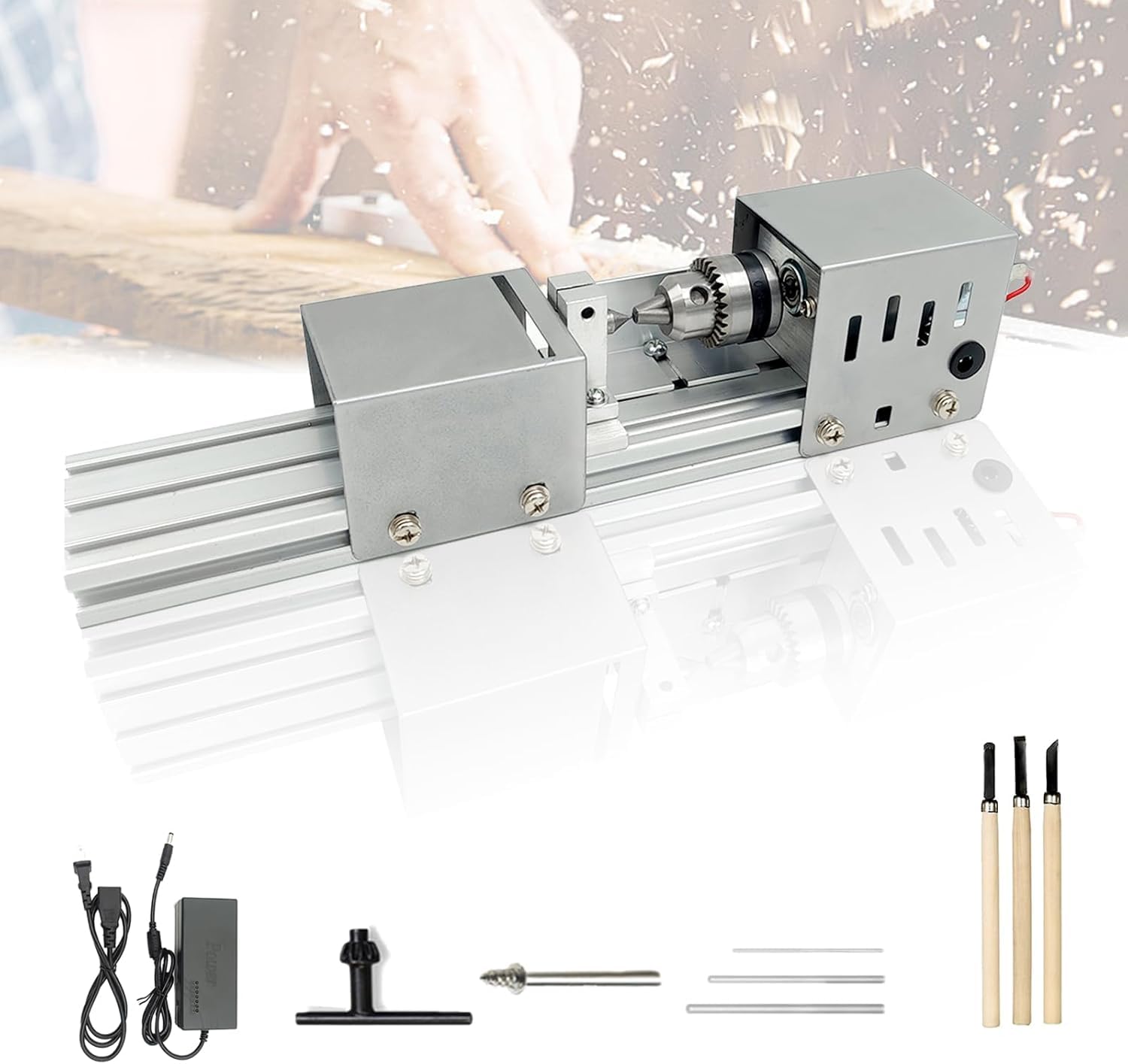 

kilogorge Мини Деревообработка Мини Металлогравировка Мини Маленький Высокий DIY Ремесло Идеально подходит для Миниатюр и Маленький Японский Набор Инструкций Токарный станок,