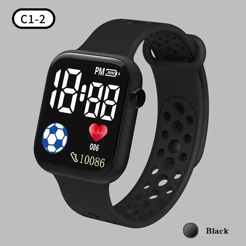 Cartoon Kids LED Watches Silicone Strap Digital Kids Watch Electronic Wristwatch Sports Clock for Boys and Girls Gifts
