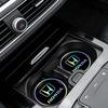 2Pcs Silicone Car Emblem Coaster Laser Color Vehicle Anti-slip Pad Water Cup Slot Mat For Honda Civic Fit Jazz Accord Pilot CRV